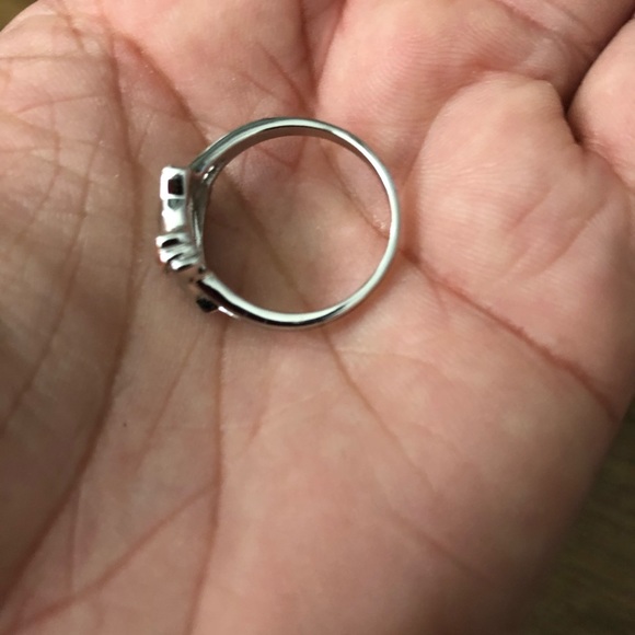 HELLO KITTY-NWT Silver Tone RING - Picture 10 of 11